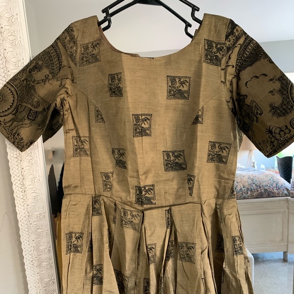 Khadi silk long dress - Picture 3 of 3